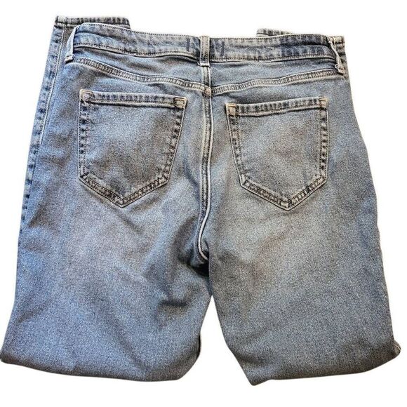 Abercrombie & Fitch Jeans Women's 30 Blue The Skinny High Rise Ripped Knee - Picture 2 of 4